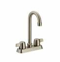 Classic Kitchen and Bar Two Handle Wallmount Kitchen Faucets APPROVALS FT - 306 CL - 306CS Two Handle Wallmount Kitchen Faucet, Metal Lever Handles, 8" Centers, 6" Cast Spout, With Soap Dish, CL-308C