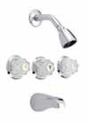 Valve, IP Rough, VE-772C TNS - 100S VE - 762C Complete Two and Three Handle Tub & Shower Kits Rough & Trim Shower Only Trim, Acrylic Handle, Conventional Valve, IP Rough, TNS - 782 VE - 830C Two
