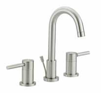 Single Handle Kitchen Faucet, Metal Lever Handle, Ceramic Cartridge, 2 or 4 Hole Installation, With Matching Spray, Optional Deck Plate Included, PD-140SS AE - 295S PD - 140SS Single Handle Kitchen