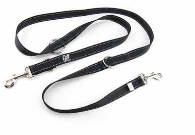 Adjustable leash Easily adjustable with 3 sturdy