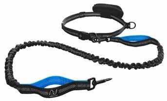 jogging leash Adjustable waist belt Practical pouch Reflective