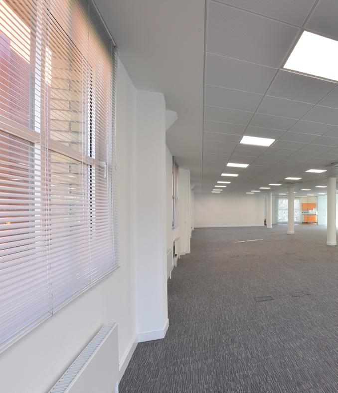 car park Full access raised floors Suspended ceilings incorporating recessed LG compatible