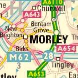 Both Morley Town Centre and Junction 27 Retail Park are within