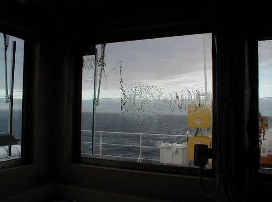 Ship s force believes the windows overheated while using the window de-icing system. HEALY has ordered new windows and control cards for heaters.