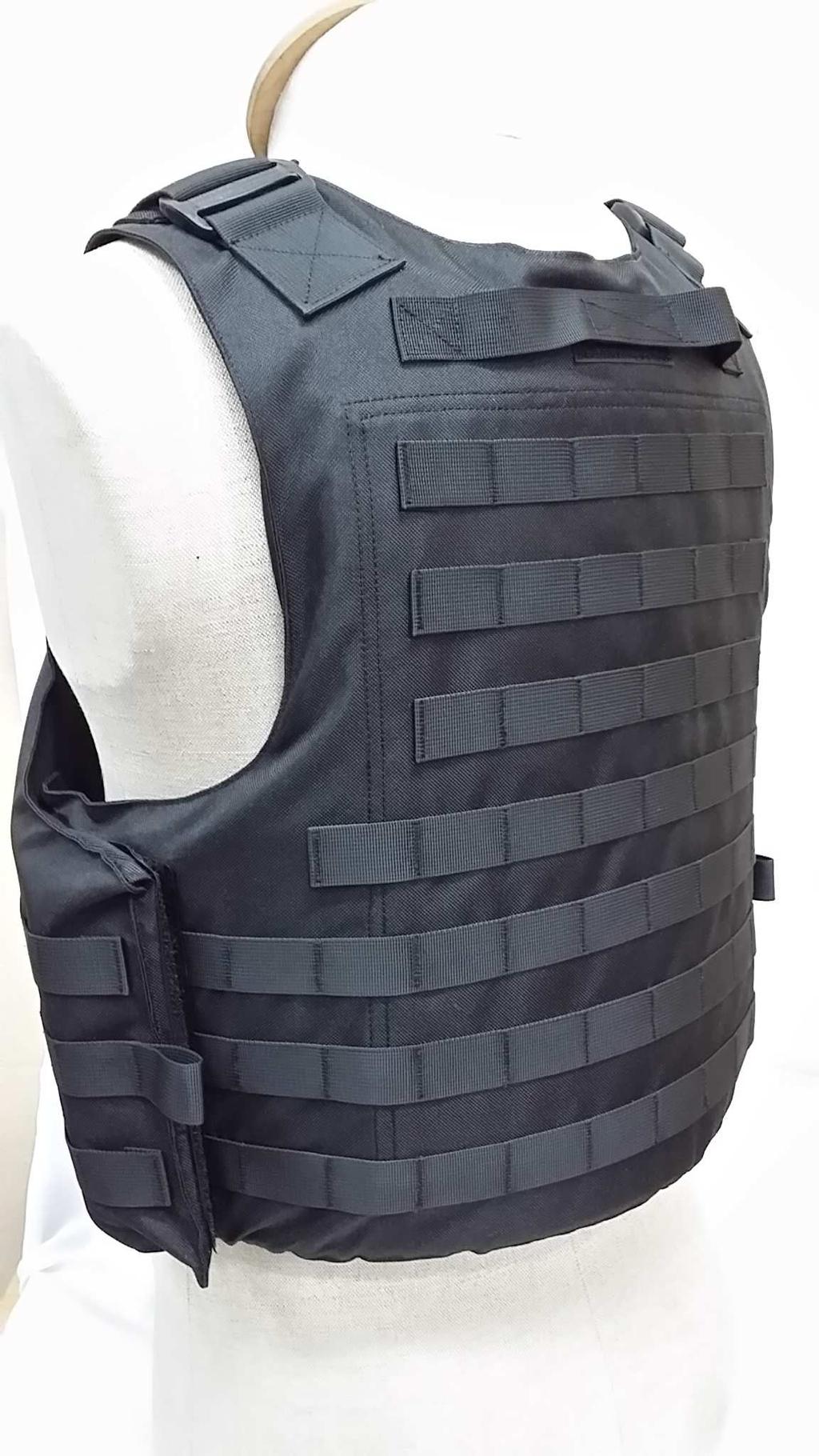 M/ BODY ARMOUR VESTS NIJ PROTECTION: PROTECTION: IIIA-0101,06 357 SIG FMJ FN 125gr,44 Magnum SJHP 240gr FRONT VIEW MATERIAL Tactical 8404V3 Bodyarmour Oxford 600 Denier *Soft panels with large