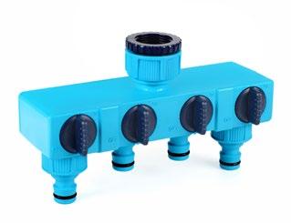 flow is adjustable for each hose separately Made from premium grade plastic NIVERSAL FITTING GARANTEE NIVERSAL FITTING