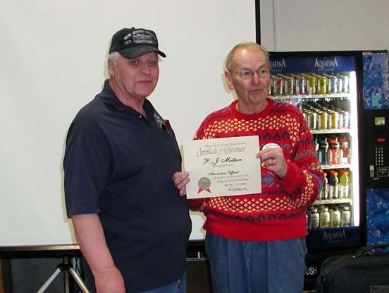 Achievement Program News PJ Mattson & Dick Genthner, MMR There are a few announcements about AP rewards for the month.