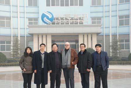 ACO visits Alberta company, ZCL partner in JiJou, Henan province David Wong and Sophia Sun with ZCL Composites Inc. representative and management team of Jizhou Zhongyi FRP Co., Ltd.