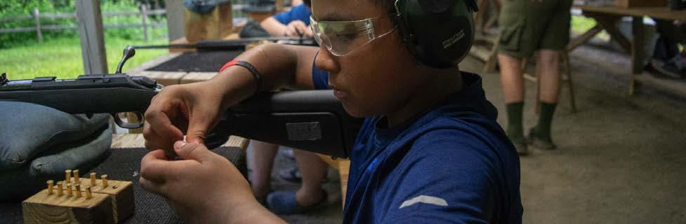 Additional Information for Rifle Shooting and Shotgun Shooting Merit Badges Rifle Shooting Merit Badge Class size is limited to 16 to assure adequate range time.