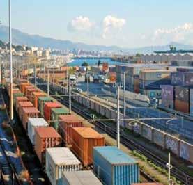 PORT & LOGISTICS In the first half of 2018 Genoa s port handled a total of 55.