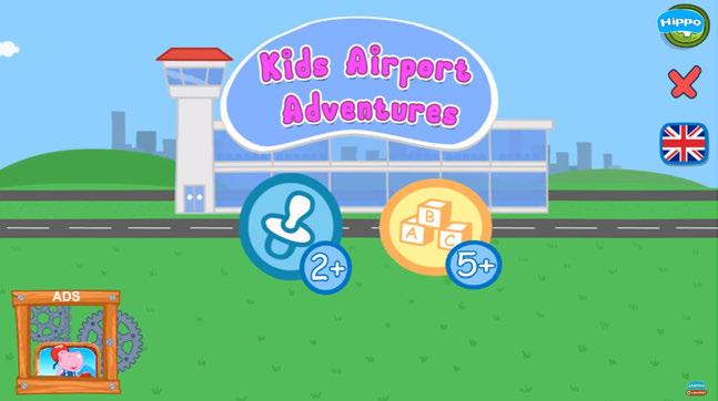 PLANE TRAVEL Play the video Hippo. Kids Airport Adventure to your child.