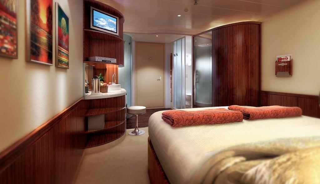 New Wave State oomß Our newest staterooms are way ahead of the curve. NCL s New Wave Staterooms are a leap forward in cruise ship accommodations.