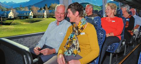 - Past travellers CLOCKWISE FROM TOP LEFT: Enjoy spectacular views from the Skyline Rotorua; cruise aboard the vintage steamship TSS Earnslaw to Walter Peak; visit Larnach Castle where you hear of