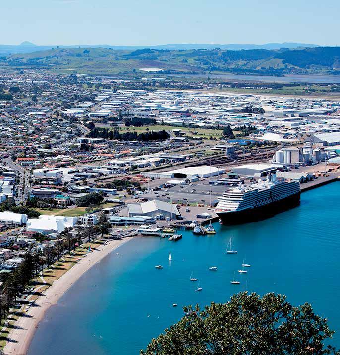 The 2013 Census showed 114,789 people lived in Tauranga City, but Statistics NZ now estimate the population is 128,000, making it the fifth largest city in New Zealand. 78 39% GROWTH P.A. 4.