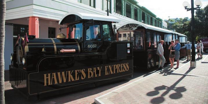 Board the Hawke s Bay Express and hear informative commentary on the city s fascinating history.