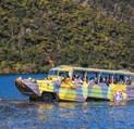 >> TOUR HIGH LIGHT CLOCKWISE FROM ABOVE: Cruise through the Cook Strait on the Interislander Ferry; experience Maori culture in Rotorua; Wellington, New Zealand s capital city; the TranzAlpine rail