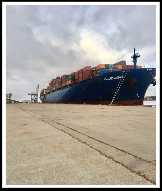 AT A GLANCE APRIL 2018 The Port is up 37.7% in total cargo over 2017 The Port is up 207.
