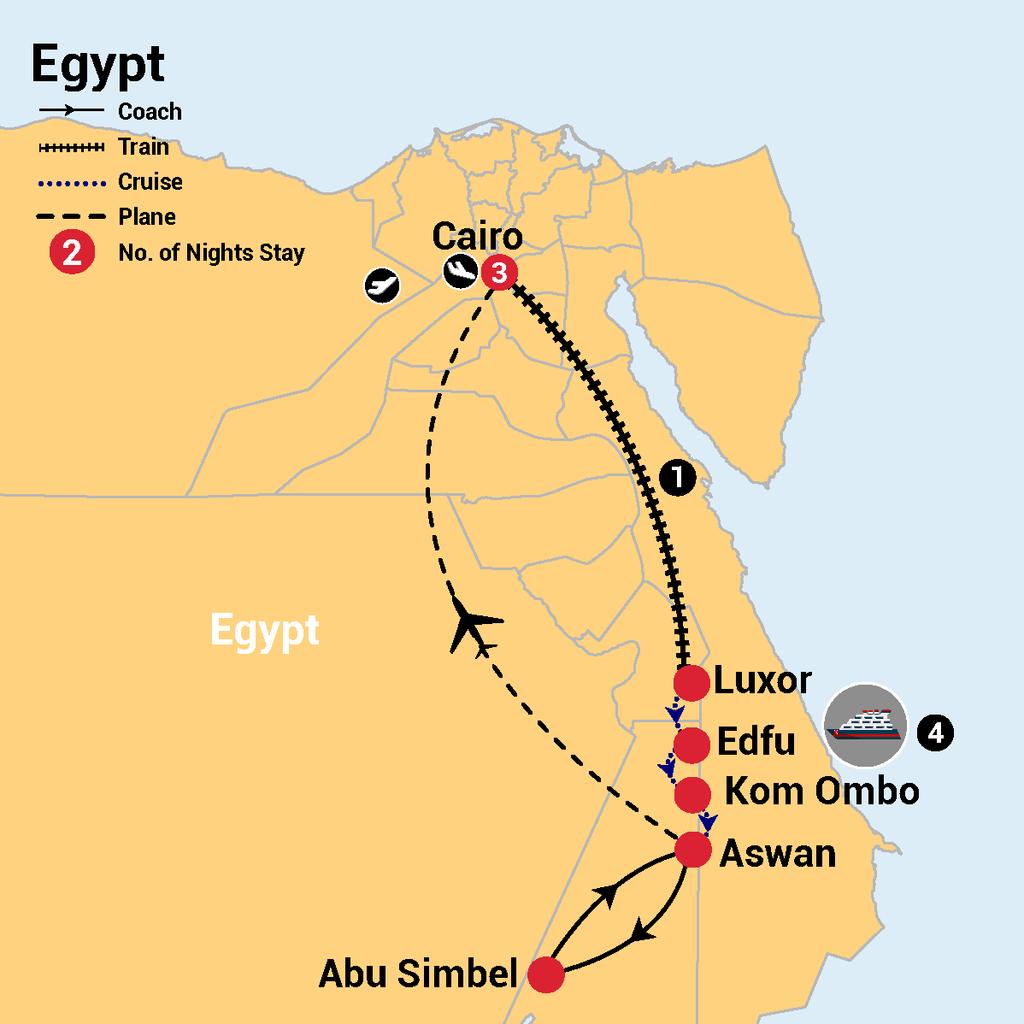 10 Day Egypt With Nile Cruise FROM $3,999 PER PERSON, TWIN SHARE Part of the very cradle of civilisation, Egypt's
