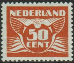 overprints on the 1926 flying dove issues of Dutch artist Chris Lebeau.