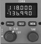 VHF 8.33 khz channel Mandatory above FL245 since 1999. Mandatory above FL195 in ICAO EUR Region since 15 March 2007.