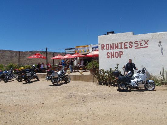 You wont forget your stop at Ronnies Sex Shop!