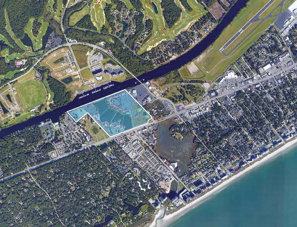 LOCATION OVERVIEW BAREFOOT RESORT 3,000+ Residential Units 4 Championship Golf Courses 126 slip marina accommodating boats from 18-130 in length A+ LOCATION GREAT VISIBILITY Situated on US Highway