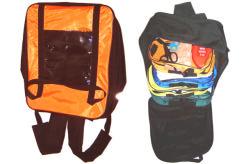 EMT/Trauma bag 4 large colour coded snatch bags Loops for nasal/op airways, ET tubes etc Durable zips High visibility