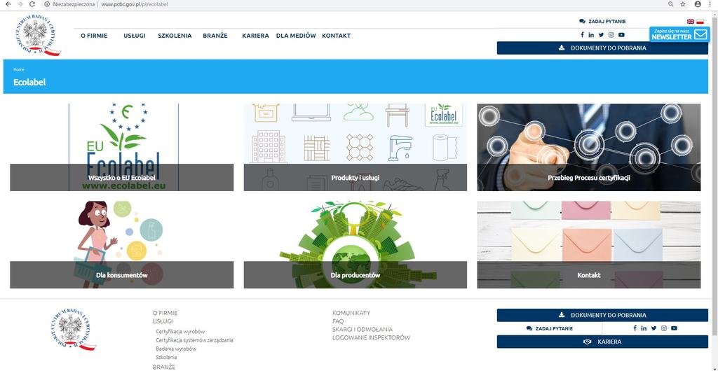 New PCBC website dedicated to Ecolabel