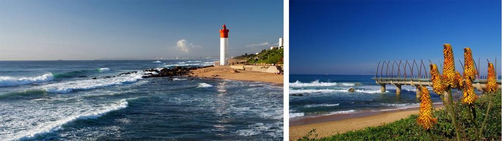 EK775 Economy Dep: Dubai 10:25 Arr: Durban 16:45 You will be met on arrival and assisted to your private vehicle and driver who will take you to Umhlanga Rocks on the outskirts of Durban and not far