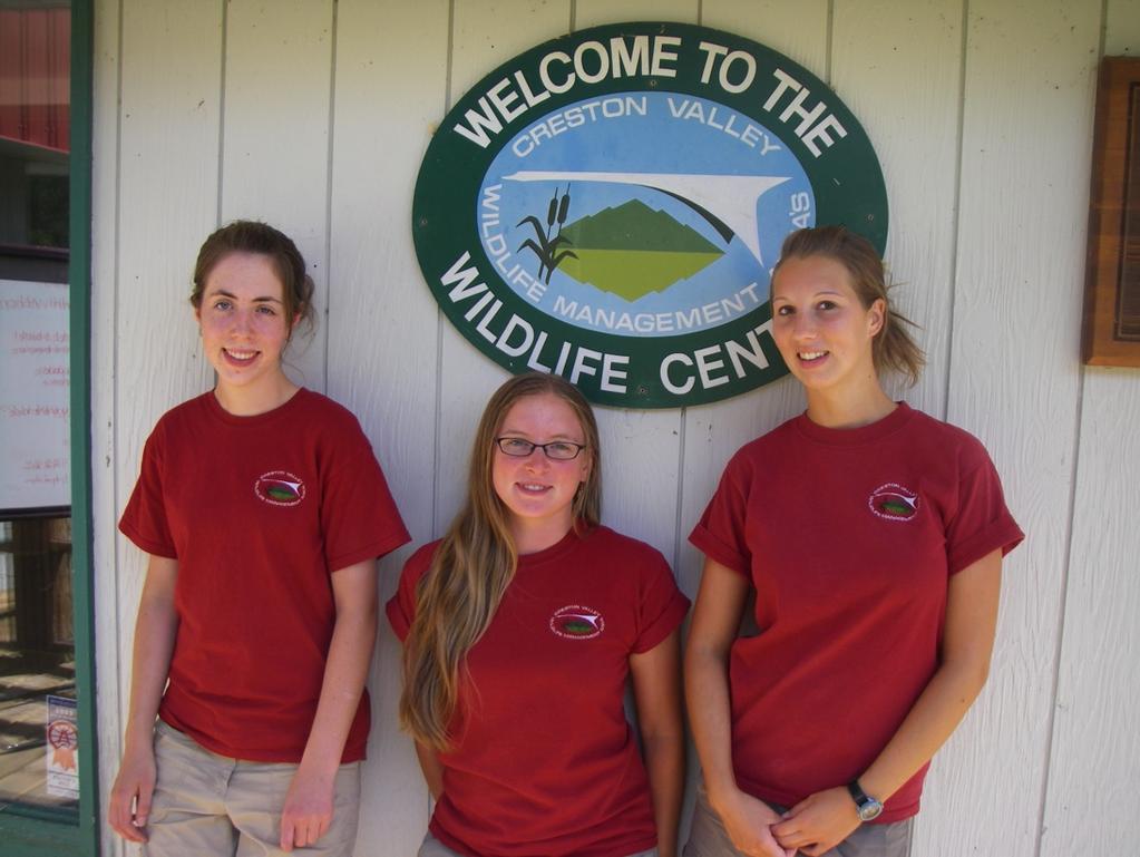 Seasonal Naturalist Staff We were able to procure funding for three of our Wetland Naturalists thanks to the Young Canada Works Program (Canadian Museums Association).
