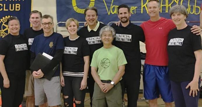 June 3: Strathcona Hoop-a-thon Strathcona Community Centre Commissioners participated in the Strathcona Hoop-a-thon