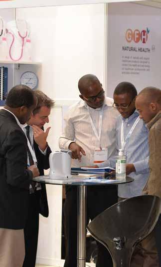 VISITORS 5 Bringing together a wealth of knowledge and experience, Medic East Africa provided a networking platform for more than 2,946 healthcare professionals and decision-makers from 43 countries