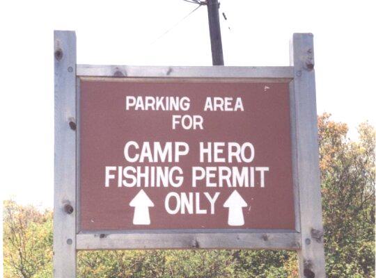 We would meet up with them in 2 hours at the lighthouse parking lot. We walked past the gate into the Camp Hero Fishing Area as pedestrian access is unrestricted.