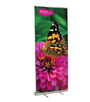 Classic Banner Stands The Ole Stand By. Simple, Elegant, Reliable. Styles: Single or double sided units adjust to multiple heights with telescopic pole. Construction: Lightweight aluminum allow.