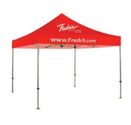 Frame, canopy, rope, stakes, and roller bag. Square Frame Options: - Standard 32mm Steel Frame: 60lbs.