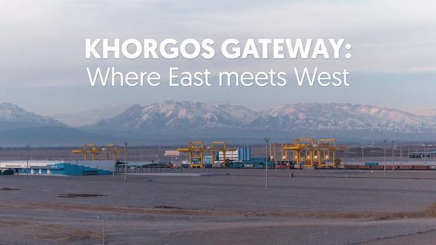 Kazakhstan-to-Greece route Khorgos is the biggest dry port in the world referred to as the New Dubai Central Asia s largest logistics park, managed by DP World.