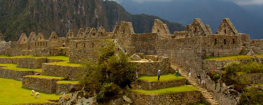Front Cover Image: Machu Picchu Machu Picchu (Above) Back cover image (pag 11) Moray Terraces Immerse yourself in the myths, legends, and history of Peru!