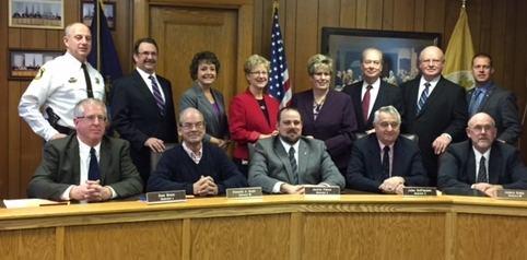 Pictured below are the 2016 Sanilac County elected officials. Front Row: Daniel Dean, Commissioner District 1, Donald A. Hunt, Commissioner District 5, Justin K.