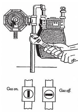 Have your parents tested it lately to see if the gas valve moves? If the gas is turned off, do not turn it back on. Only a licensed plumber or PG&E technician can turn the gas back on safely.