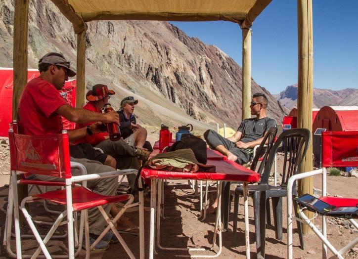 ACONCAGUA PEAK: ITINERARY DAY EIGHT: PLAZA DE MULAS (REST DAY) (4250M) After the hard