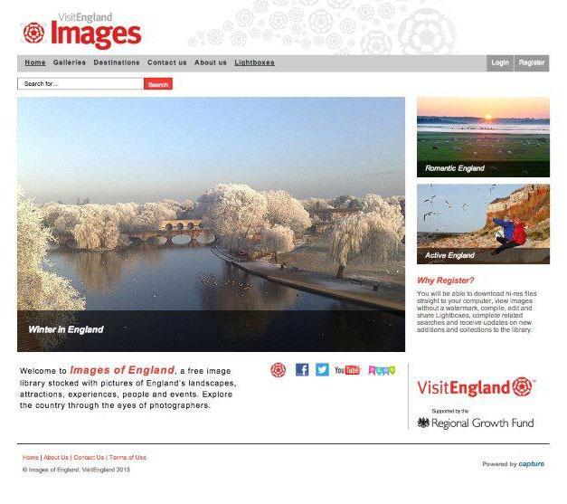 A comprehensive tourism product Populated with images that appeal to the