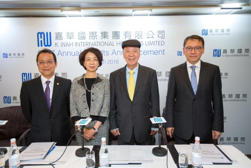 KWIH Photo 2: Dr Lui Che-woo, Chairman (2 nd from right); Paddy Lui, Executive Director (2 nd from left);