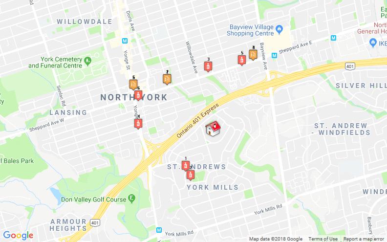Medical Clinics Pharmacies 1. Ontario Breast Screening Program 100 Sheppard Ave East, Toronto Dist.: 0.97 km 2. The Sheppard Heart Center 100 Sheppard Ave East, Toronto Dist.: 0.97 km 3.