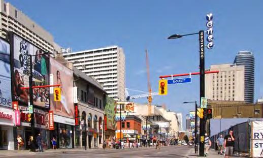 Approximately 491,082 people come into downtown Yonge to work on a daily basis.