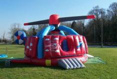 00 BOUNCY CASTLE/BALLPOND Western Adventure Helicopter 24x10 Bouncy castle, with balls