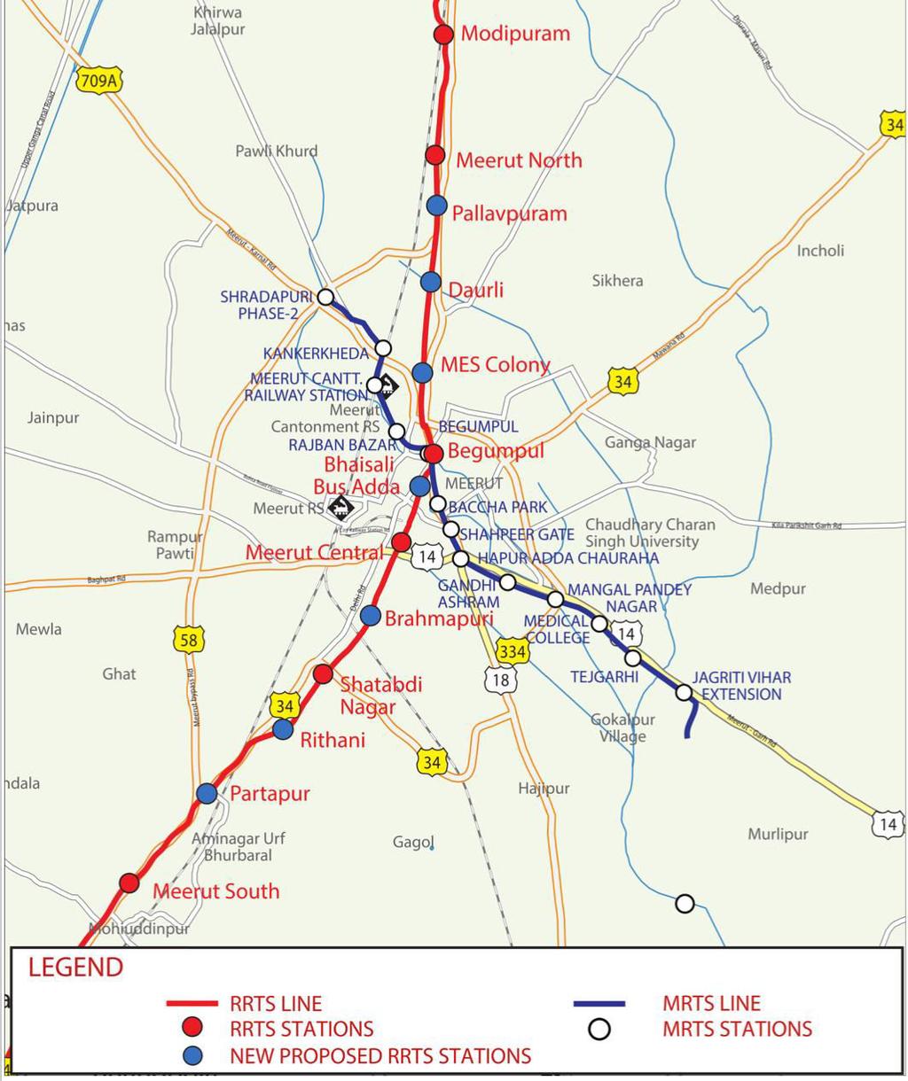 Final Solution RRTS Corridor Add 6 more stations taking number of stations in Meerut to 12 Plan to run Metro services on RRTS corridor Metro Corridor Develop only MRTS Corridor II Expected Outcomes