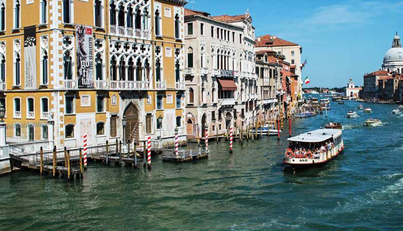 DAY 3: VENICE AM: Excursion for both packages: Guided tour of a handcraft manufactory of gondolas and masks. PM: Cruise through the lagoon. Free time to explore Venice on your own.