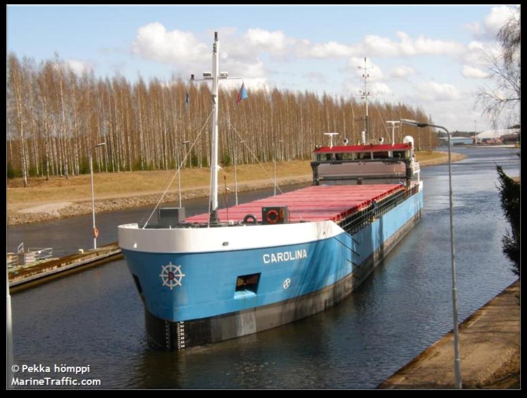 Saimaa max vessels Building year 2003, 2006 and 2008 Flag Dutch Type Multipurpose Dry Cargo Carrier L oa 82.