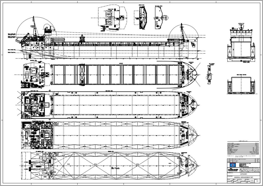 Future vessel designs Sea-River Truck (SRT)