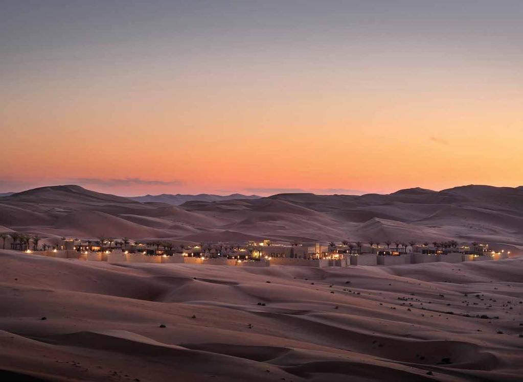 Journey into the spirit of Arabia Qasr Al Sarab Desert Resort Qasr Al Sarab Desert Resort opens new windows of opportunity for business guests whose needs go beyond a choice of advanced audiovisual